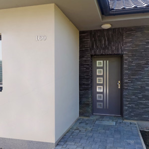 ADLO - Thermo-Au�enraumt�r Aduo, verglast PS552, T�roberfl�che Geta 411