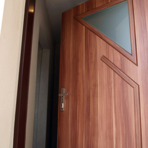 ADLO - Thermo-Sicherheitst�r JUBEO, verglast, Dreifachglas P452, Glas Matelux, Leisten LOG-339