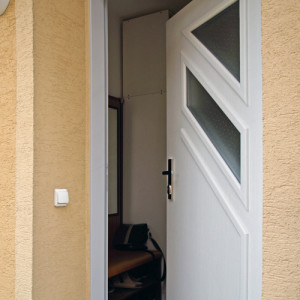 ADLO - Thermo-Sicherheitst�r JUBEO, verglast P453, dreifachglas, T�roberfl�che Geta 242, Glas Spotlyte