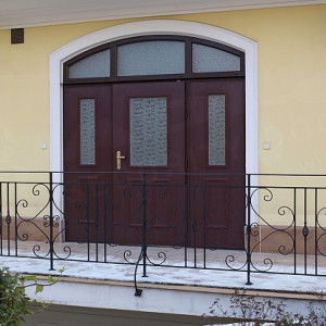 ADLO - Thermo-Sicherheitst�r f�r den Au�enbereich TEDUO, seitliche ADLO Thermo-Fixelemente