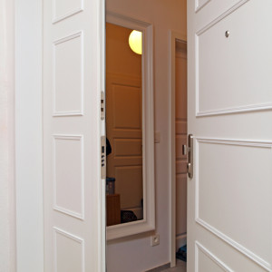 ADLO - Sicherheitst�r TEDUO, doppelfl�gelig, Leistenausf�hrung LR 203, Abmessungen 240 cm x 150 cm