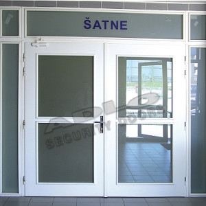 ADLO - Sicherheitst�r TEDUO, atypisches Glas, mit Lichtl�cken