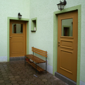 ADLO - Sicherheitst�r ARDEN, atyp Glas, Kassetenausf�hrung, Dreifachglas