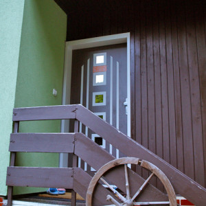 ADLO - Sicherheitst�r Teduo, verglast P553, Thermo f�r den Au�enbereich, Thermo Dreifach-Panzerglas