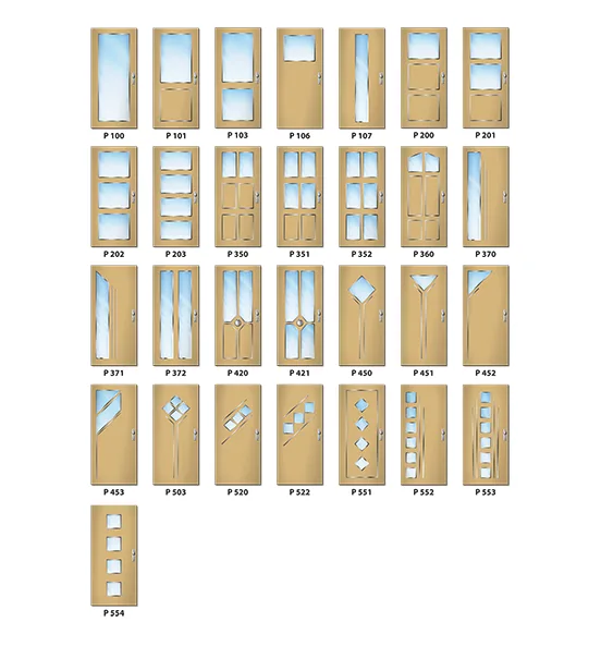 Beispiele f�r Verglasungsformen