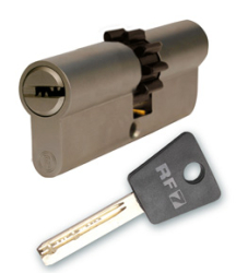 Resist RF7 Sicherheitszylinder, mit Widerhaken, 65mm/30x35, 5 Schl�ssel.