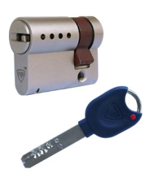 Sicherheitshalbzylinder RB Locxis ADLO, Zoll, 40,5mm/31x9,5, 5 Schl�ssel � Auf Bestellung