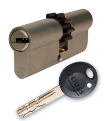 Resist Qclass Sicherheitszylinder, mit Widerhaken, 80mm/30x50, 5 Schl�ssel.