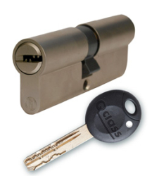 Resist Qclass Sicherheitsschloss, Zoll, 80mm/35x45, 5 Schl�ssel.