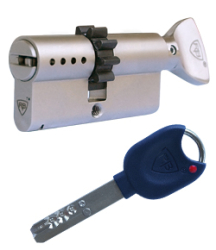 RB Locxis ADLO Sicherheitsschloss, mit Widerhaken, 100mm/35xT65 oliv, 5 Schl�ssel.