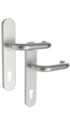 Beschl�ge Rostex Perun Obl� RC-N/A, Edelstahl matt, T�rgriff - T�rgriff [38 mm-60 mm]