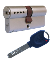 Biometrie-Set - RB Locxis Sicherheitszylinder, Daumen, 80mm/35xM45, 5 Schl�ssel + Biometrie-Set V22