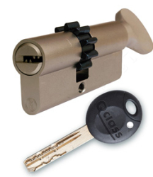 Resist Qclass Sicherheitsschloss, mit Widerhaken, 95mm/55xT40 oliv, 5 Schl�ssel.