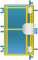 ADUO Einbruchsichere Haust�r Thermo