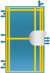 DENTRO Einbruchsichere Haust�r Thermo