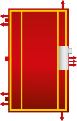 LISBEO D1 Einbruchsichere Wohnungst�r Sicherheitst�r