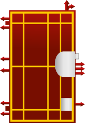 TEJEN Einbruchsichere Wohnungst�r Sicherheitst�r